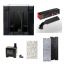 AQUATOP 5 Gallon Vertical Bowfront Glass Aquarium - All-in-One Tank with Filter & LED Light, BFT-05