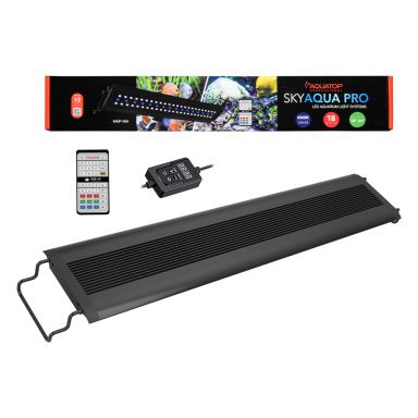 AQUATOP SkyAqua PRO 18"-24" Full Spectrum LED Light for Aquariums Programmable + Remote, SAQP-1824