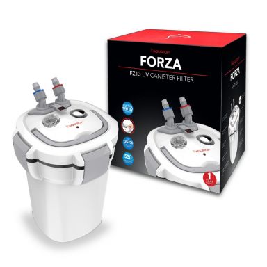 AQUATOP Forza Canister Filter - 13W UV - 550 GPH Flow Rate - Ideal for 125-175-Gal Tanks, FZ13