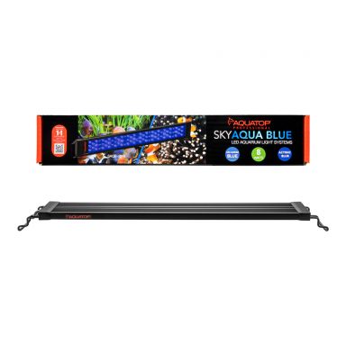 AQUATOP SkyAqua Actinic Blue LED Light for 12"-18" Aquariums, Low Profile, Long Life Span, SAQB-1218