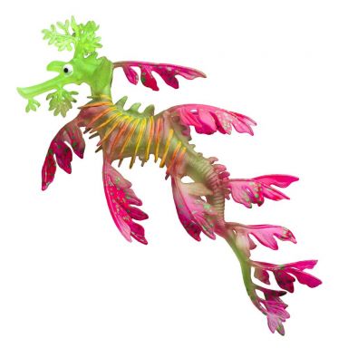 AQUATOP Large Leafy Sea Dragon Silicone Aquarium Decor w/ Adjustable Suction Cup Mount, SD-SEDRALG