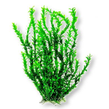 AQUATOP 26" Light Green Bushy Plastic Plant w/ Weighted Base for Aquariums, PD-BH51