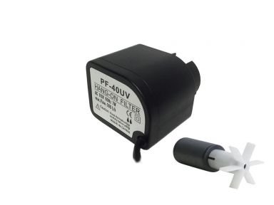 AQUATOP Replacement Motor & Impeller for PF40-UV Power Filter, PF40-UV-MOTOR