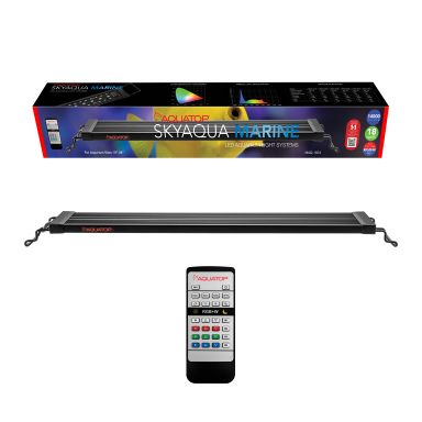 AQUATOP 18"-24" SkyAqua Marine LED Light 18W w/ 3 Position Toggle Switch and IR Remote, MAQ-1824