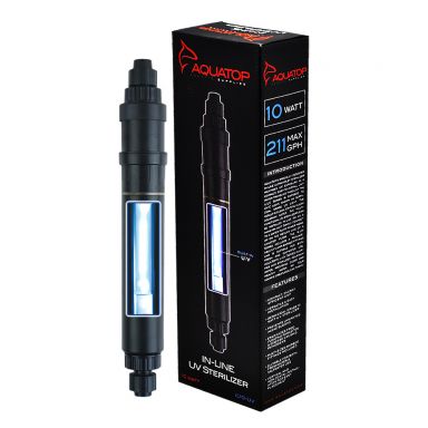 AQUATOP 10W In-Line UV Sterilizer, IL10-UV