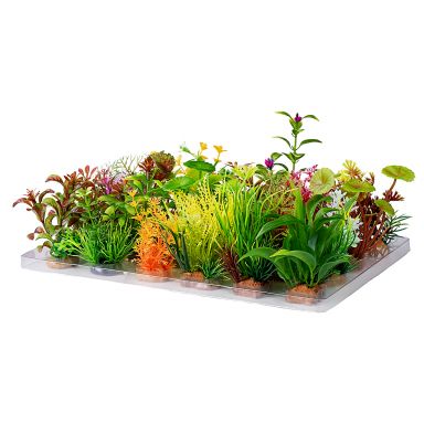 AQUATOP 3"-4" Assorted Power Pack (24 Pack) w/ Weighted Bases for Aquariums, PD-MULTI18