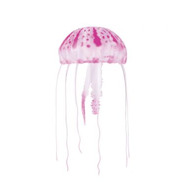 AQUATOP 4" Realistic Floating Pink Lagoon Jellyfish Aquarium Decoration - Lifelike Motion, JF-01PI