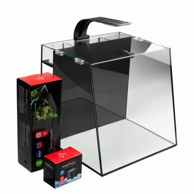 AQUATOP Ascension 9 All-In-One Angled Perspective Aquarium System ASC-09