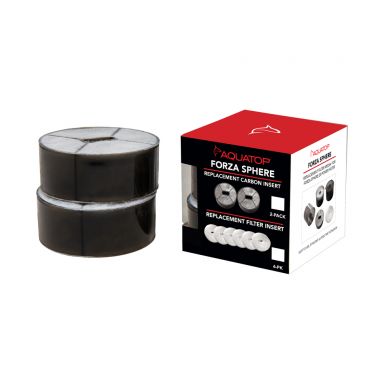 AQUATOP Replacement Carbon Insert (2-Pack) for Forza Sphere 20 Power Filter FSP20-RCI