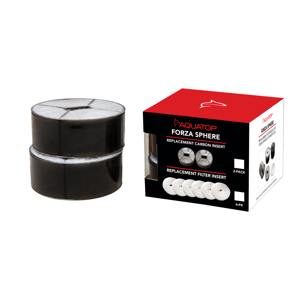 Replacement Carbon Insert (2-Pack) for Forza Sphere 30 | TruAqua