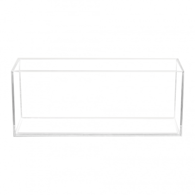 AQUATOP 3-Gal High Clarity Tall Glass Aquarium Bookshelf Style - 7.1" x 18" x 5.5", HCA-3G