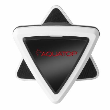 AQUATOP Magnetic Aquarium Glass Cleaner w/ Built-In LED Light for Glass up to 3/8", MAG-LED