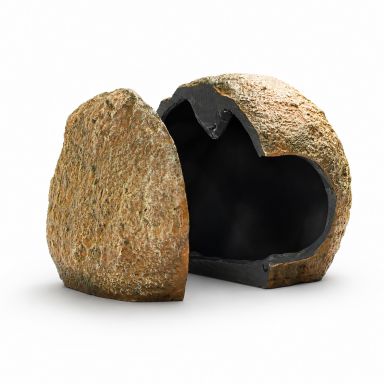 Aquatop Magnetic Fish Hideaway Aquarium Cave, Glass-Mounted Magnetic Shelter, 4.5 x 3.5 x 3.5"