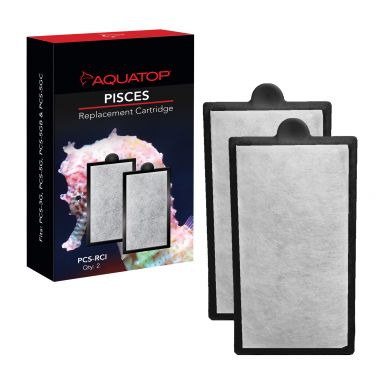 AQUATOP Pisces Replacement Carbon Cartridge, Fits All Pisces Models, Easy to Install PCS-RCI