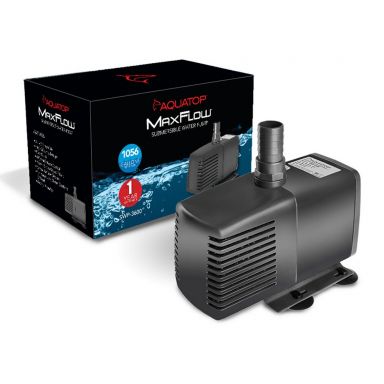 AQUATOP MaxFlow Submersible Aquarium Pump 1056 GPH, Adjustable Flow Rate for Aquariums SWP-3600