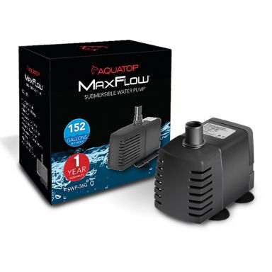 AQUATOP MaxFlow Submersible Aquarium Pump 152 GPH, Adjustable Flow Rate for Aquariums SWP-360