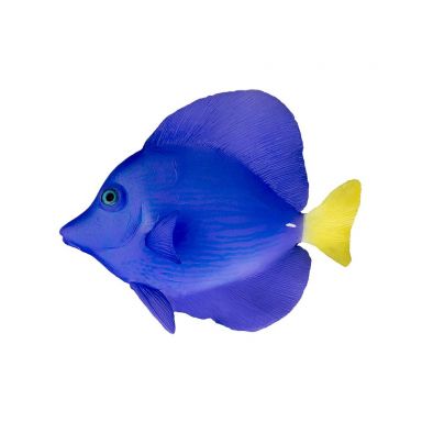 AQUATOP 4" Purple Tang Fish Silicone Aquarium Decor w/ Adjustable Suction Cup Mount, SD-PTFISH