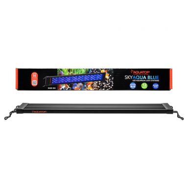 AQUATOP SkyAqua Actinic Blue LED Light for 18"-24" Aquariums, Low Profile, Long Life Span, SAQB-1824