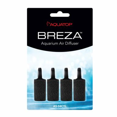AQUATOP 1" Cylinder Airstone (4-Pack) - Improves Oxygen Flow & Circulation for Aquatic Life AS-02CYL