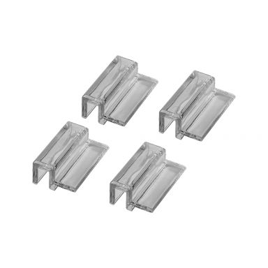 AQUATOP 5mm Clips Set of 4 for 5mm Thick Rimless Aquariums, 5MM-CLIPS