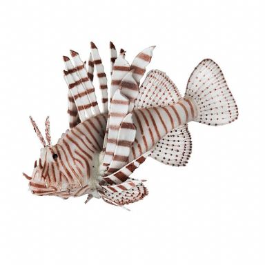 AQUATOP 5" Lionfish Silicone Aquarium Decor w/ Adjustable Suction Cup Mount, SD-LFBR