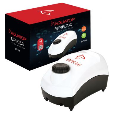 AQUATOP Breza Fusion Aquarium Air Pump Dual Outlet, Super Quiet, up to 90 Gal Fish Tank, BZF-700