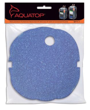 AQUATOP Replacement Blue Coarse Pad for the AF300/AF400 Canister Filters, AF300400-RCP