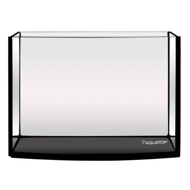AQUATOP EuroStyle Bowfront Aquarium, 3.5-Gallons - Safe for Freshwater & Saltwater, ES-12