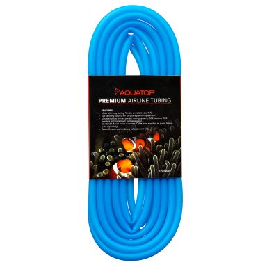 AQUATOP Blue Color Premium Airline Tubing, 13 feet (4-Meter), 1/8" Inside Diameter, AT-4BL