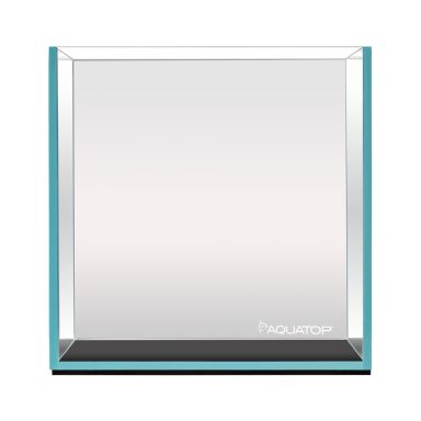 AQUATOP 2.11-Gal High Clarity Glass Cube Aquarium, 5mm Thick Glass - 7.87", HCC-8