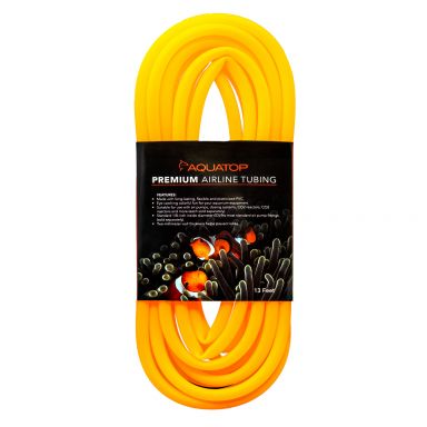 AQUATOP Neon Orange Color Premium Airline Tubing, 13 feet (4-Meter), 1/8" Inside Diameter, AT-4NO