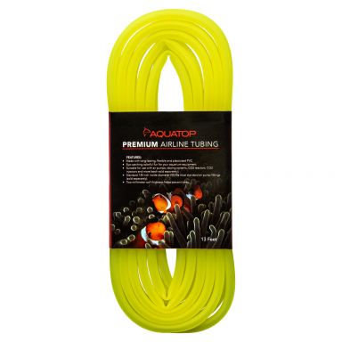 AQUATOP Neon Yellow Color Premium Airline Tubing, 13 feet (4-Meter), 1/8" Inside Diameter, AT-4NY