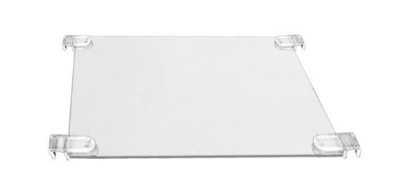 AQUATOP Glass Lid and Clips for The HCC-10 Tank, 3mm Thick 9.13" x 7.09", HCC-LID10