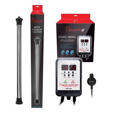 AQUATOP 800W Titanium Aquarium Heater with Digital Controller