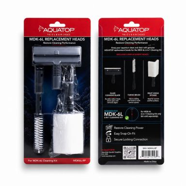 Aquatop Replacement Head Set for the 6-in-1 Aquarium Cleaning Kit