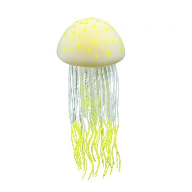 AQUATOP Yellow Large Rhizostome Pulmo Jellyfish Aquarium Decor - Realistic Floating Motion, JF-RSPOL