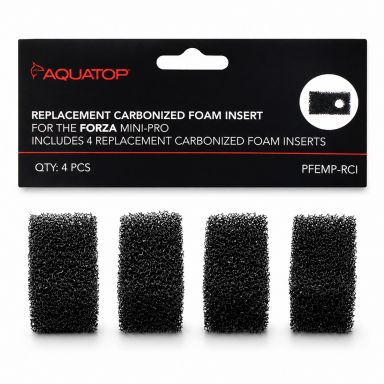 Aquatop Replacement Media 4-Pack for Forza Mini-PRO Power Filter, PFEMP-RCI